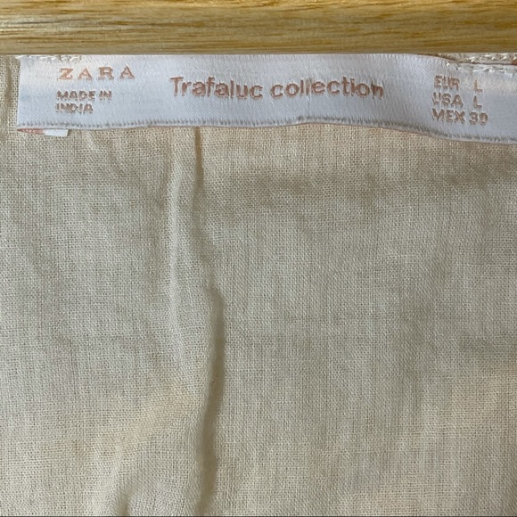 ZARA Trafaluc Collection Crochet & Lace Blouse - Picture 6 of 9